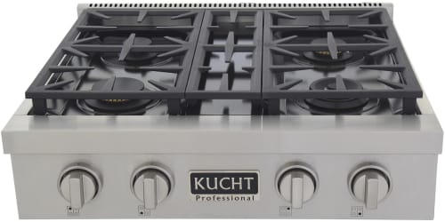 Kucht Professional KFX309TS - 30 Inch Gas Rangetop in Front View