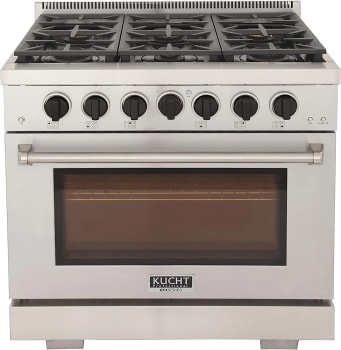 Kucht Professional KFX Series KFX360LPK - 36 Inch Freestanding Gas Range in Front View