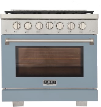 Kucht Professional KFX Series KFX360LPLB - 36 Inch Freestanding Gas Range in Front View