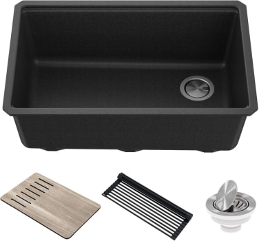 Kraus Bellucci™ KGUW230MBL - 30 Inch Single Bowl Granite Undermount Kitchen Sink
