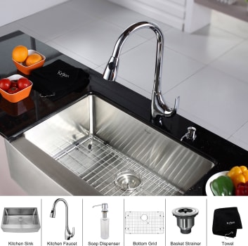 Kraus Kitchen Combo Series KHF20030KPF1621KSD30CH - Main View
