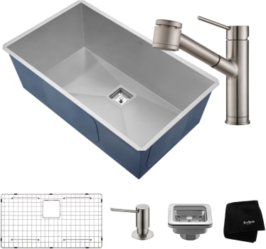 Kraus Pax Series KHU32261041SS - Stainless Steel Set View
