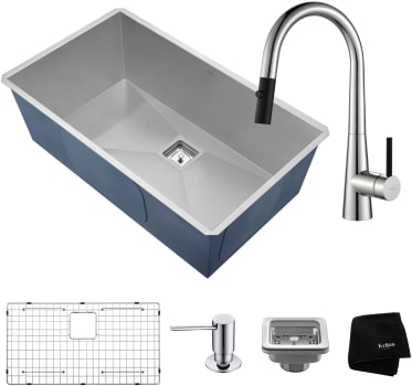 Kraus Pax Series KHU32272041CH - Chrome Set View