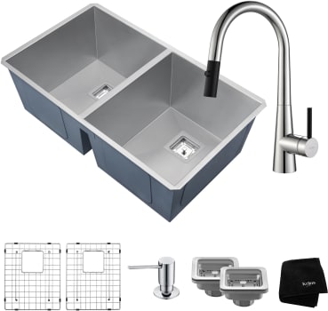 Kraus Pax Series KHU322272041CH - Chrome Set View