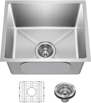 Kraus Fairlane KHU63117 - 17â€ Undermount Bar 18-Gauge Stainless Steel Kitchen Sink