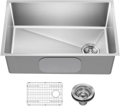 Kraus Fairlane KHU64027 - 27” Undermount Single Bowl 18-Gauge Stainless Steel Kitchen Sink