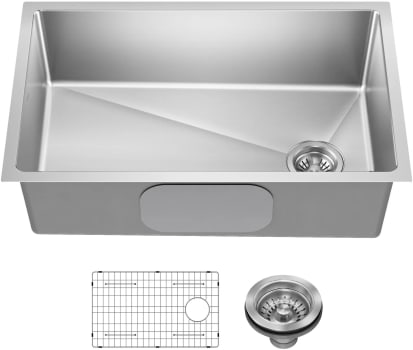Kraus Fairlane KHU64030 - 30” Undermount Single Bowl 18-Gauge Stainless Steel Kitchen Sink