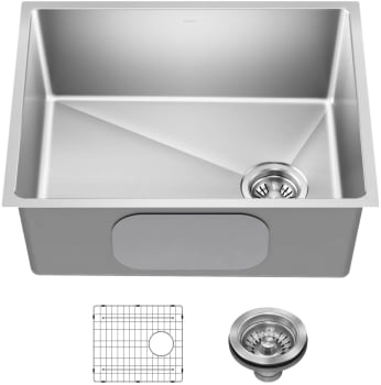 Kraus Fairlane KHU64123 - 23” Undermount Single Bowl 18-Gauge Stainless Steel Kitchen Sink