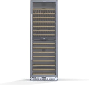 Koolmore KMCW155DZSS - 23 in. Dual Zone, Full Glass Door, Wine Cooler Refrigerator, Freestanding or Built-In Unit, 15.1 cu ft. KM-CW155DZ-SS