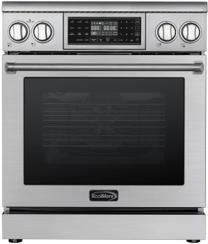 Koolmore KMEPR30TDPSS - 30 in. Electric Professional Range with Tilt Panel and Digital controls, Self-Cleaning, 16300W of Power, 240V in Stainless-Steel (KM-EPR-30TDP-SS)