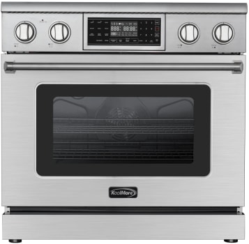 Koolmore KMEPR36TDPSS - 36 in. Electric Professional Range with Tilt Panel and Digital controls, Self-Cleaning, 16300W of Power, 240V in Stainless-Steel (KM-EPR-36TDP-SS)