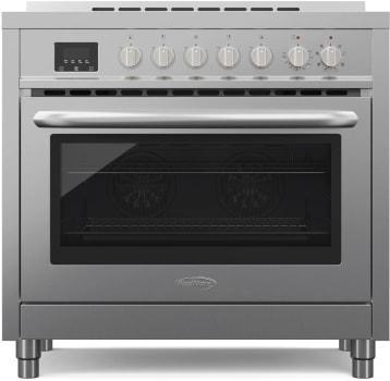 Koolmore KMFR36EESS - 36 Inch Professional All-Electric range Stainless Steel with Legs, 4.3 cu.ft. KM-FR36EE-SS
