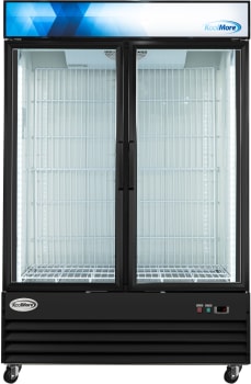 Koolmore KMIM532GD - 53 Inch Freestanding Commercial Ice Merchandiser Freezer