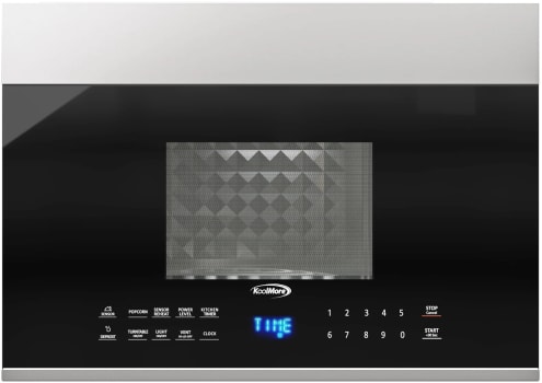 Koolmore KMMOTOP1SS - 1.3 cu. ft. Over the Range Stainless Steel Microwave, 300 CFM, One Panel (KM-MOT-OP1SS)