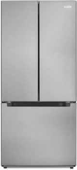 Koolmore KMRERFDSS18C - 18.5 cu. ft. Stainless-Steel French Door Refrigerator in Silver (KM-RERFDSS-18C)
