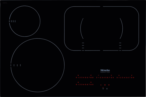 Miele KM6365 - 30" Induction Cooktop with 4 Cooking Zones
