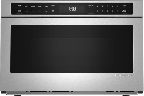 KitchenAid KMBD524TPS - 24 Inch Under-Counter Microwave Oven Drawer with Steam Cooking