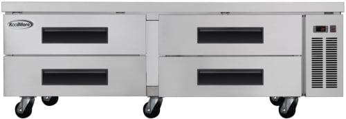 Koolmore KMBR724D - Commercial 72 Inch Chef Base Refrigerator