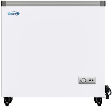 Koolmore KMICD7C - 33 Inch Freestanding Ice Cream Display Chest Freezer