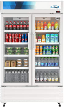 Koolmore KMMDR2GD47 - 47 Inch Freestanding Commercial Merchandiser Refrigerator