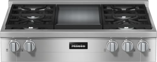 Miele KMR11363LPGDCTS - 36" All Gas (4 Burner/Griddle) Rangetop
