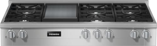 Miele KMR13563LPGDCTS - 48" All Gas (6 Burner/Griddle) Rangetop