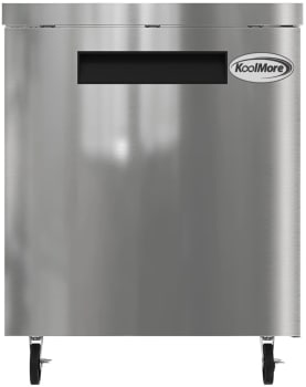 Koolmore KMUCR1DSS - Commercial 27 Inch Freestanding Undercounter Refrigerator