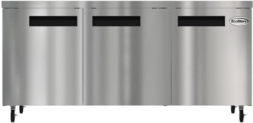 Koolmore KMUCR3DSS - Commercial 72 Inch Freestanding Undercounter Refrigerator