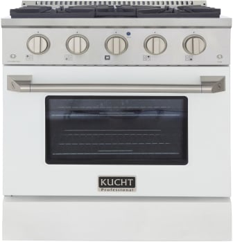 Kucht Professional KNG301W - 30 Inch Freestanding Dual Fuel Range