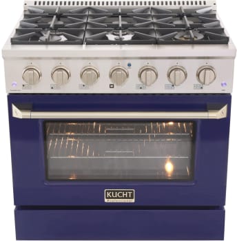 Kucht Professional KNG361B - 36 Inch Freestanding Dual Fuel Range