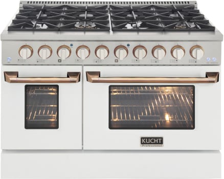 Kucht Professional KNG481LPWGOLD - 48 Inch Freestanding Gas Range