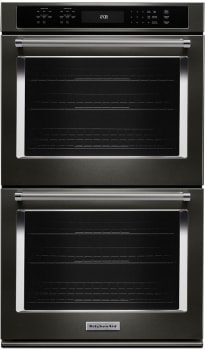 KitchenAid KODE507EBS - 27 Inch Double Wall Oven with Even-Heat™ True Convection