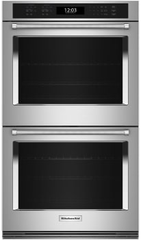 KitchenAid KOED527PSS 27 Inch Double Electric Wall Oven with 8.6