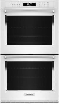 KitchenAid KOED530PWH - 30 Inch Double Electric Wall Oven
