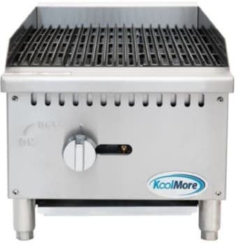 Koolmore KMGCB118M - 16 Inch Commercial Gas Charbroiler with 30,000 BTU Burner