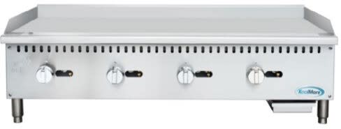 Koolmore KMGG448M - 48 Inch Stainless Steel Gas Griddle with 120,000 BTU Burner