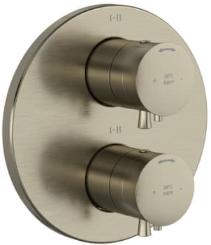 Rohl Edge™ TEDTM46BN - Edge™ 3/4" Therm & Pressure Balance Trim With 6 Functions in Brushed Nickel