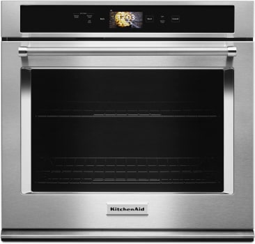 KitchenAid KOSE900HSS - 30 Inch Single Convection Smart Electric Wall Oven with 5 cu. ft. Capacity