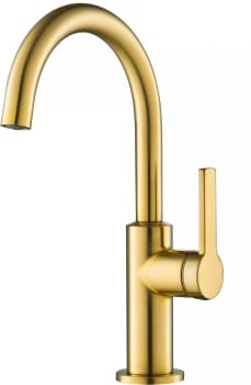 Kraus Oletto Series KPF2822BB - Oletto™ Single Handle Kitchen Bar Faucet in Brushed Brass