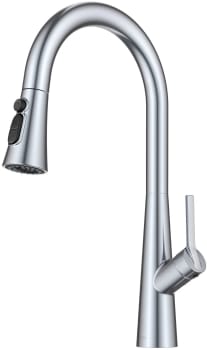 Kraus Odelia KPF3220CH - 4-Function Single Handle Pull Down Kitchen Faucet with CleanSweep™ Blade Spray in Chrome