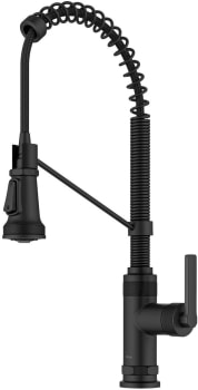 Kraus Allyn KPF4110MB - Commercial Style 2-Function Single Handle Pull Down Kitchen Faucet in Matte Black