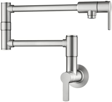 Kraus Oletto Series KPF5001SFS - Wall Mount Pot Filler Kitchen Faucet with Retractable Arm in Spot-Free Stainless Steel