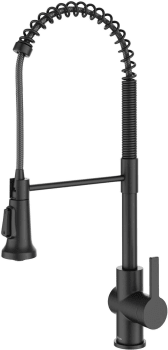 Kraus Britt™ Series KPF1691MB - Britt™ Commercial Style Pull-Down Single Handle Kitchen Faucet in Matte Black