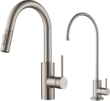 Kraus Oletto Series KPF2620FF100SFS - Oletto™ Pull-Down Kitchen Faucet and Water Filter Faucet Combo in Spot Free Stainless Steel