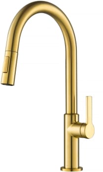 Kraus Oletto Series KPF2820BB - Oletto™ Single Handle Pull-Down Kitchen Faucet in Brushed Brass