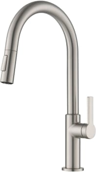 Kraus Oletto Series KPF2820SFS - Single Handle Pull Down Kitchen Faucet in Spot Free Stainless Steel