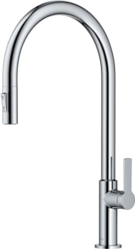 Kraus Oletto Series KPF2821CH - High-Arc Single Handle Pull-Down Kitchen Faucet in Chrome