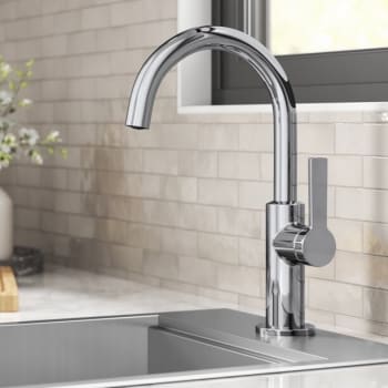 Kraus Oletto Series KPF2822CH - Single Handle Kitchen Bar Faucet in Chrome