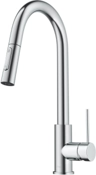 Kraus Oletto Series KPF3104CH - Contemporary Pull-Down Single Handle Kitchen Faucet in Chrome