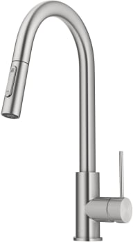 Kraus Oletto Series KPF3104SFS - Contemporary Pull-Down Single Handle Kitchen Faucet in Spot Free Stainless Steel